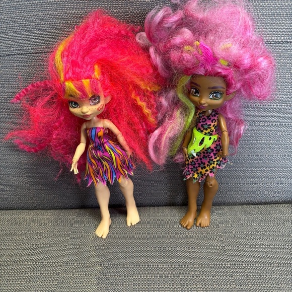 Colorful Cave Club Fashion Dolls Set Lot - Picture 3 of 4